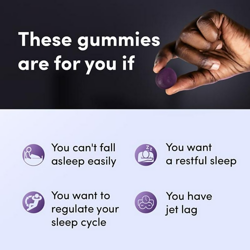 Man Matters Relax Melatonin Sleep Gummies - No Added Sugar | Grocsy
