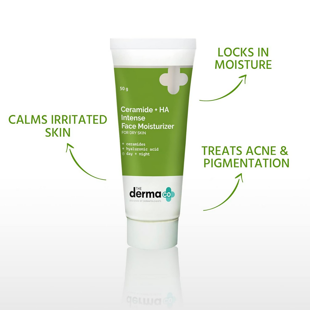 The Derma Co Ceramide + HA Daily Face Moisturizer | Grocsy