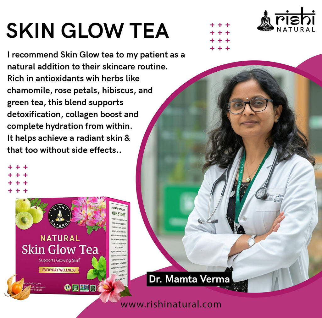 Rishi Natural Skin Glow Tea | Grocsy