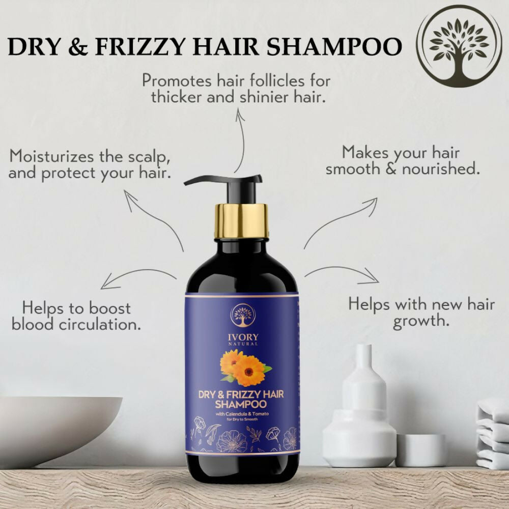 Ivory Natural Dry Rough Hair Shampoo For Dry, Frizzy, Unmanaged Hair | Grocsy
