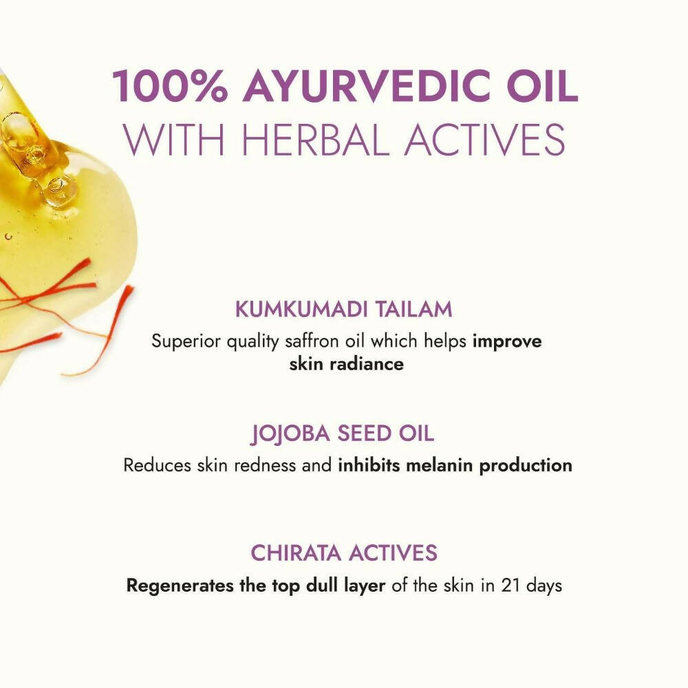 Kapiva Ayurveda Skin Rituals Kumkumadi Glow Face Oil | Grocsy