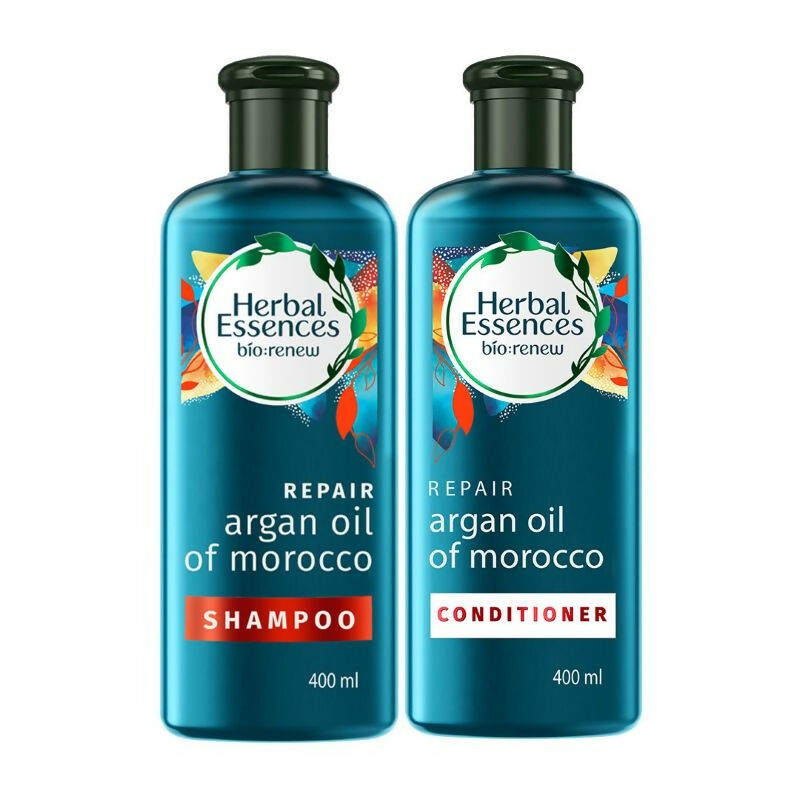 Herbal Essences Argan Oil Shampoo & Conditioner For Frizz - Combo | Grocsy
