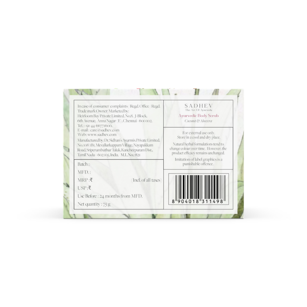 Sadhev Ayurvedic Body Scrub | Grocsy