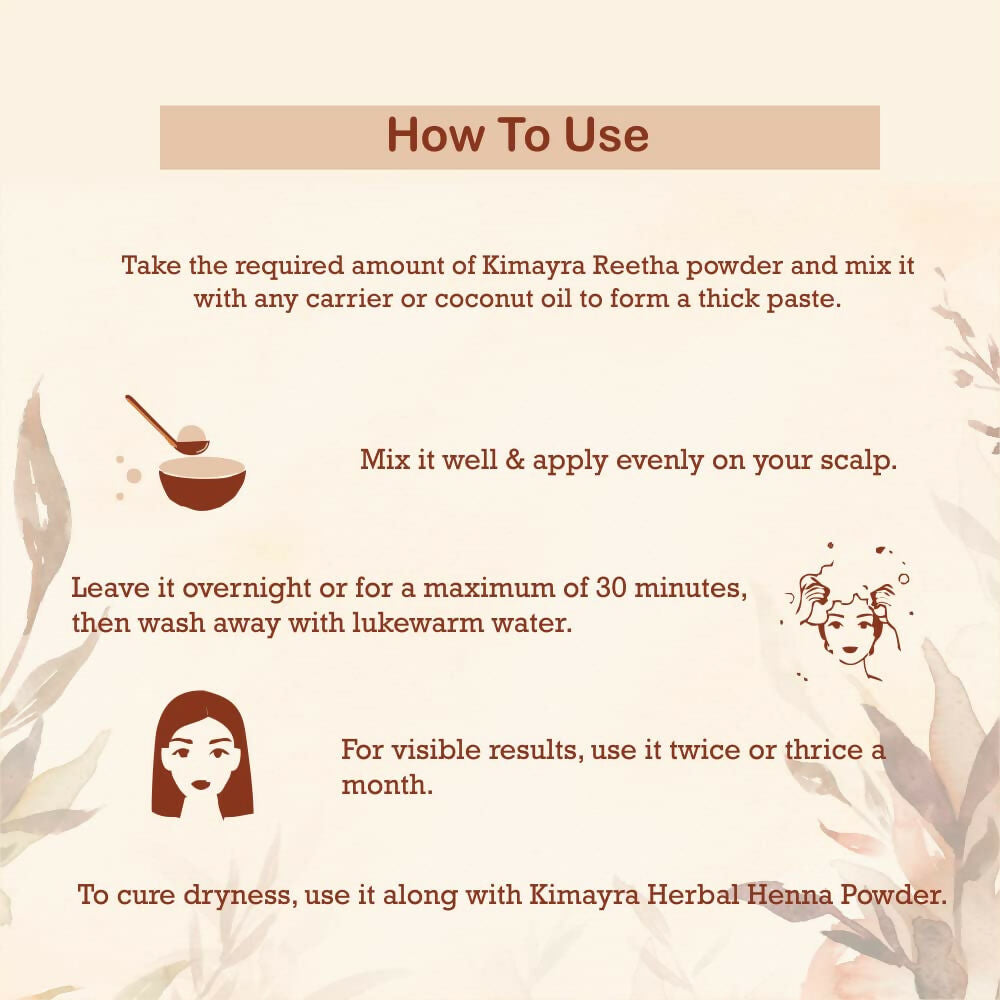 Kimayra Reetha Powder For Hair Growth & Prevents Dandruff | Grocsy