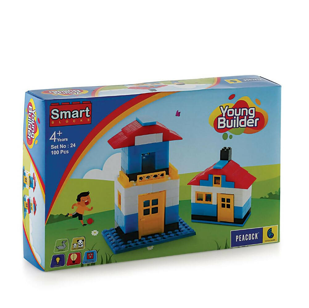 Peacock Young Builder Set Building Block Set For Kids | Grocsy