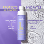 mCaffeine Sun Glaze SPF 50 PA++++ Face Sunscreen Spray | Grocsy
