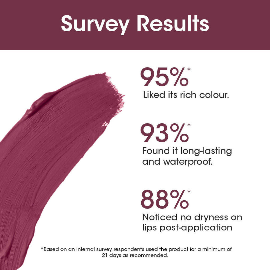 TAC - The Ayurveda Co. Liquid Matte Velvet Mauve Lipstick | Grocsy
