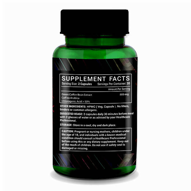 Livestamin Green Coffee Bean Extract Capsules | Grocsy