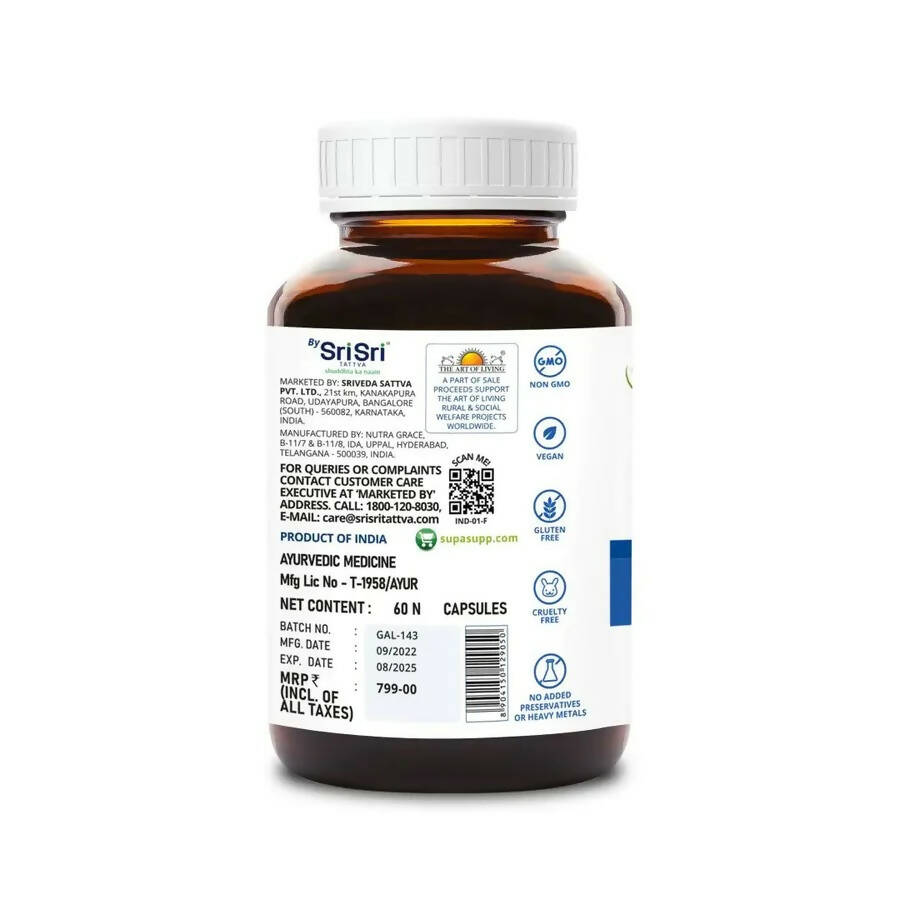 Sri Sri Tattva Supasupp Almond Oil Capsules | Grocsy