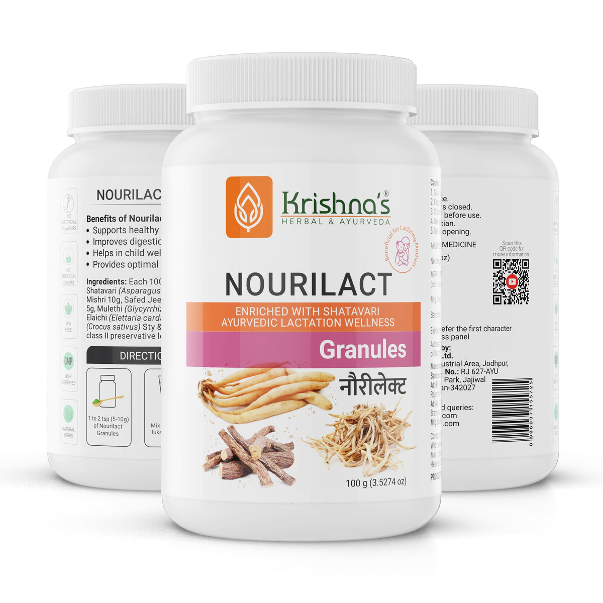 Krishna'S Herbal & Ayurveda Nourilact Granules | Grocsy