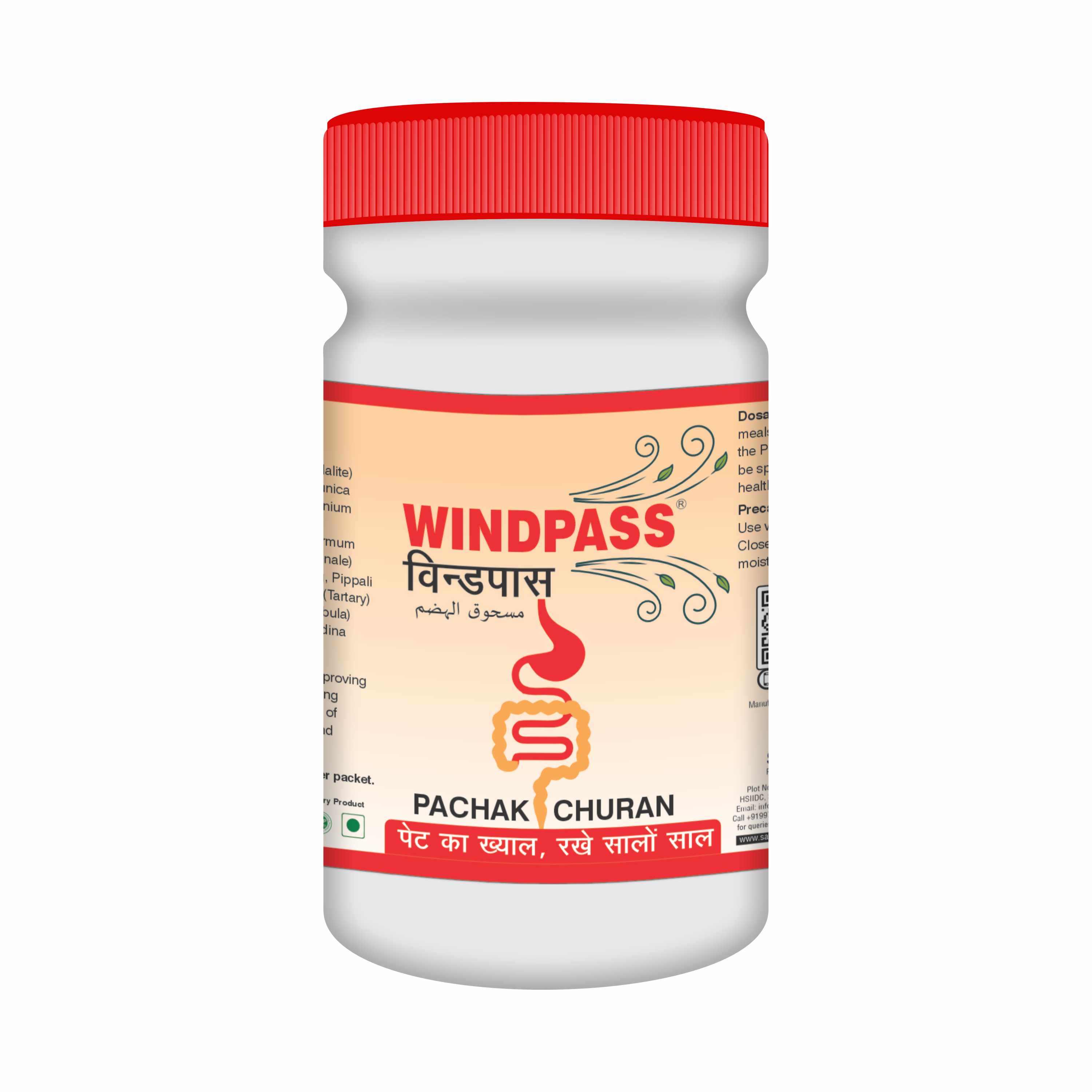 Satya Pharmaceuticals Ayurveda Windpass Pachak Churan | Grocsy