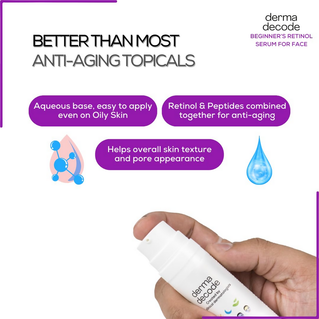 Derma Decode Beginners Retinol Face Serum | Grocsy
