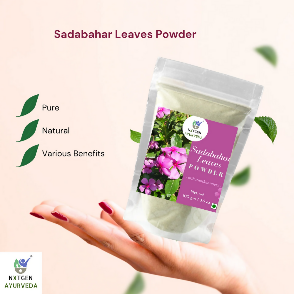 Nxtgen Ayurveda Sadabahar Leaves Powder | Grocsy