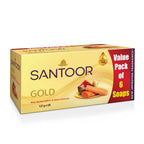 Santoor Gold Bathing Bar Soap with Kashmiri Saffron & Sandal | Grocsy