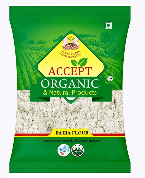 Accept Organic & Natural Products Bajra Flour | Grocsy