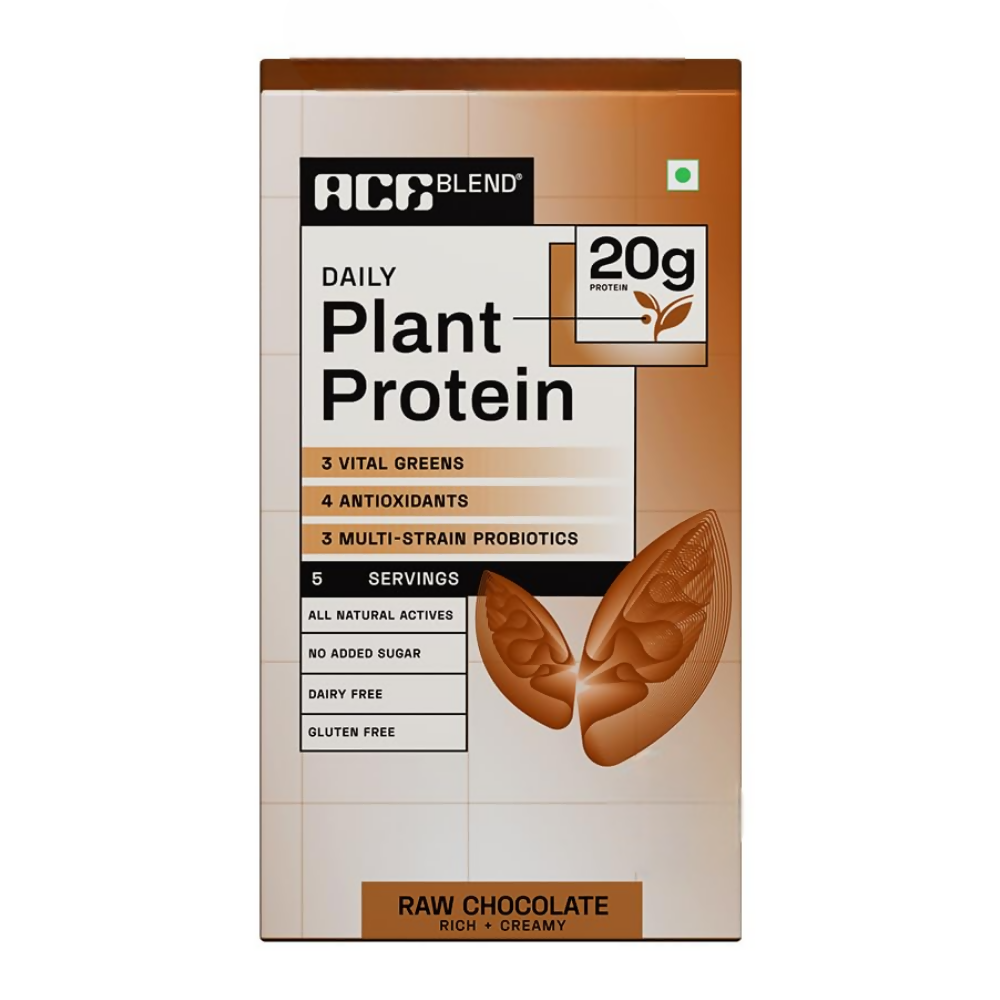 Ace Blend Daily 20G Plant Protein - Raw Chocolate | Grocsy
