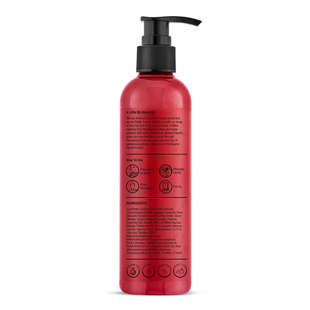 Botanic Hearth Garden Rose & Vitamin E Body Wash | Grocsy