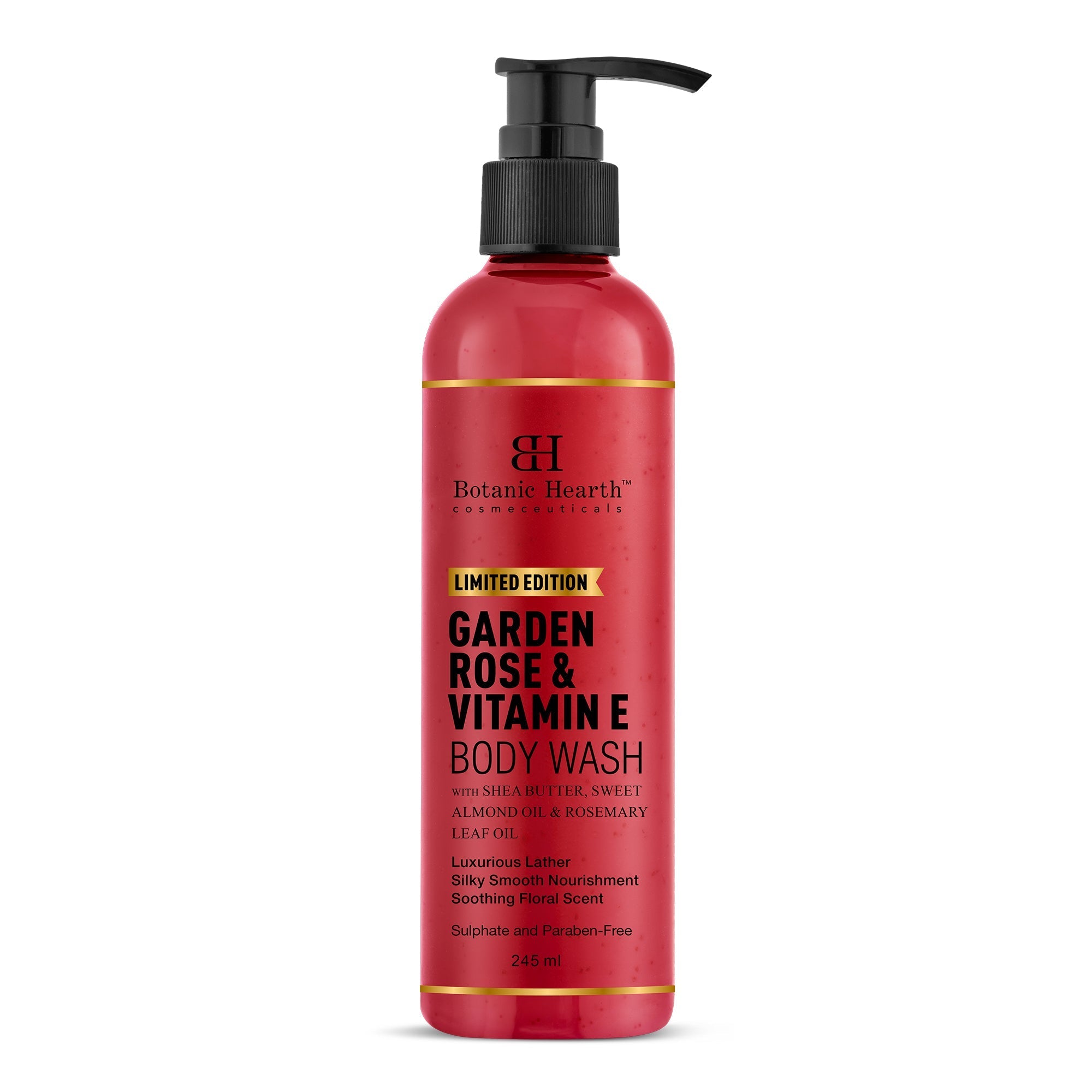 Botanic Hearth Garden Rose & Vitamin E Body Wash | Grocsy