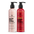 Botanic Hearth Garden Rose Vitamin E & British Rose Almond BodyWash | Grocsy