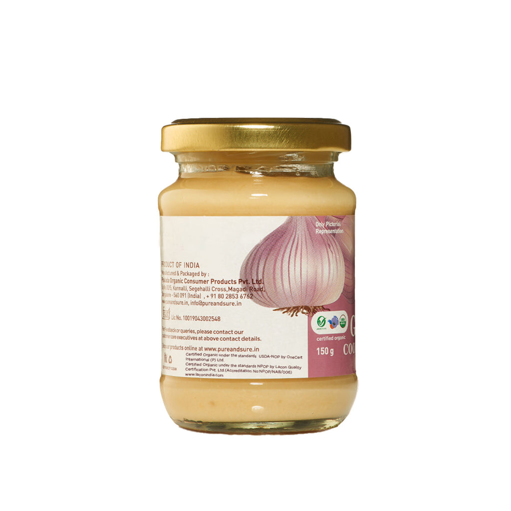 Pure & Sure Organic Garlic Paste | Grocsy