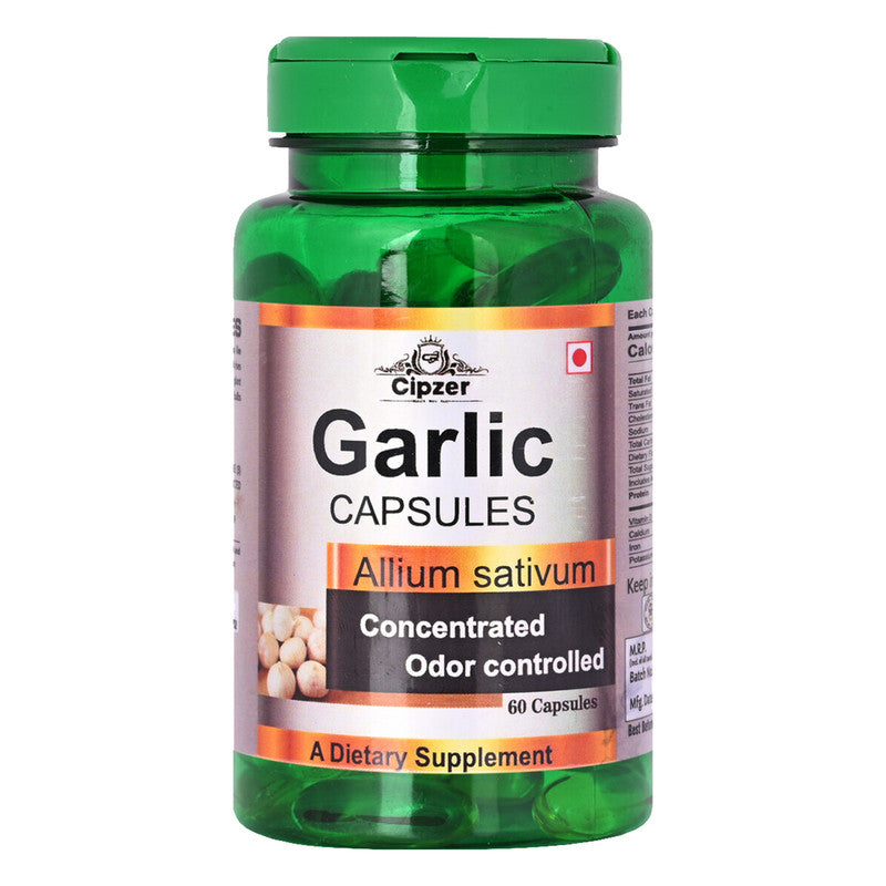 Cipzer Garlic Softgel Capsules | Grocsy