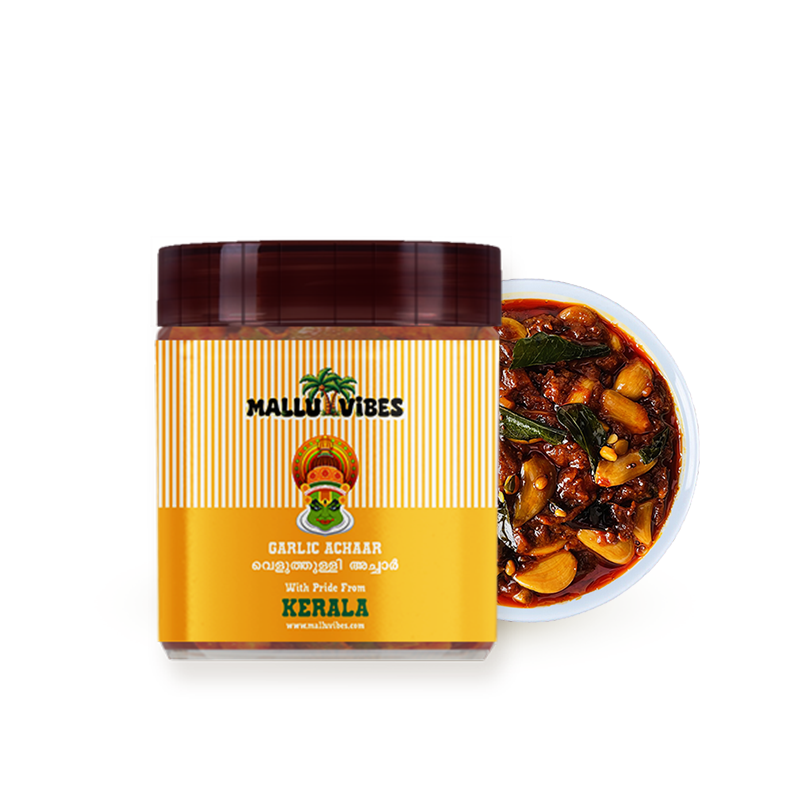 Mallu Vibes Garlic Pickle | Grocsy