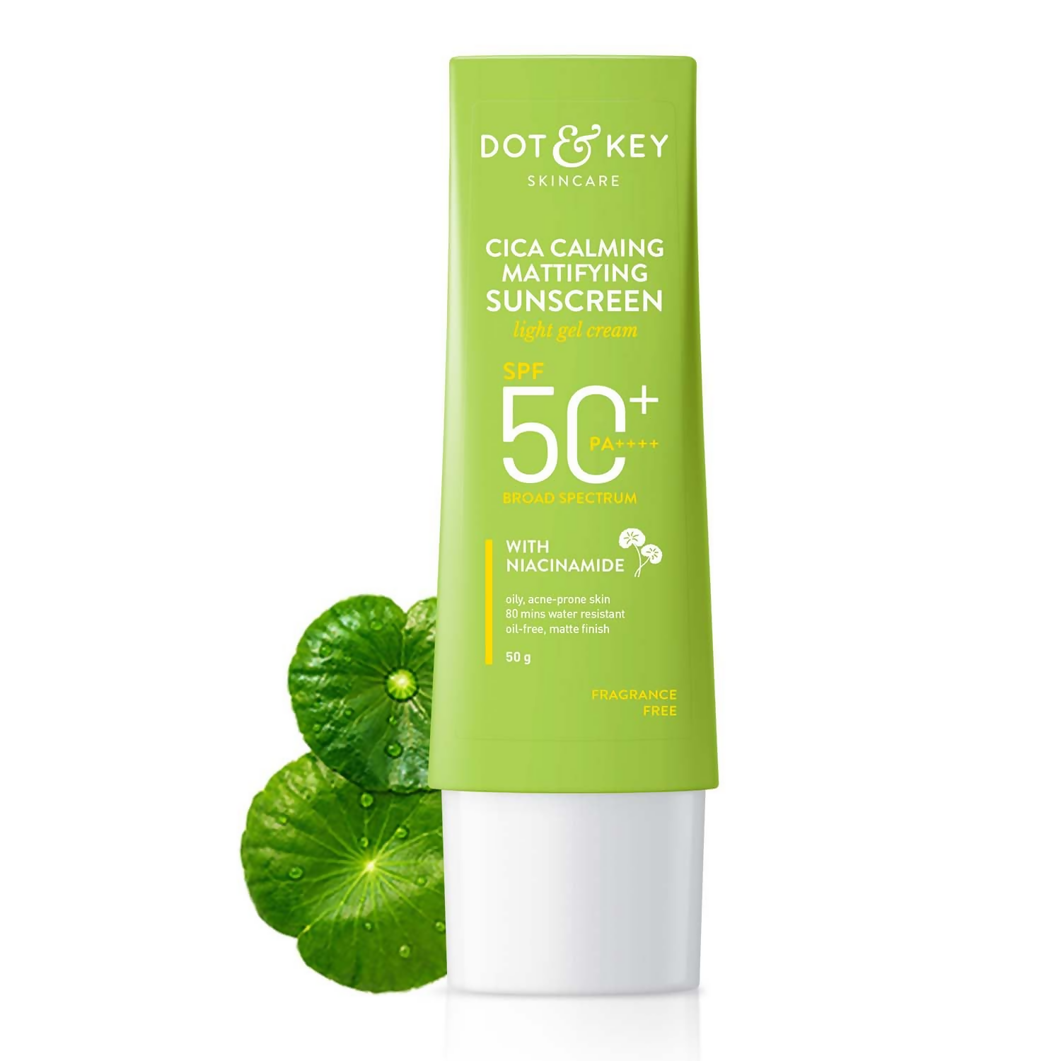 Dot & Key CICA Calming Mattifying Sunscreen SPF 50 For Oily Acne Prone & Sensitive Skin | Grocsy