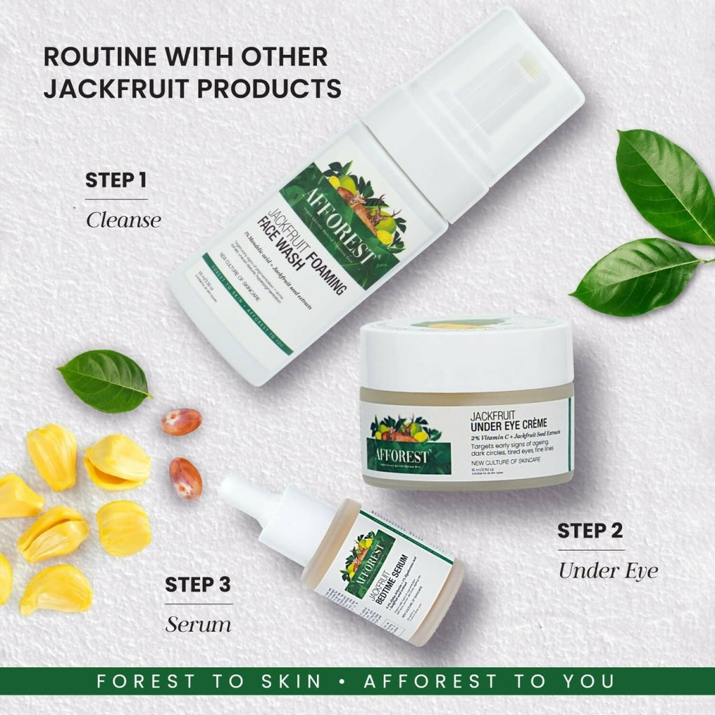 Afforest Jackfruit Under Eye Creme with 2% Vitamin C, 10% Jackfruit Seed | Grocsy