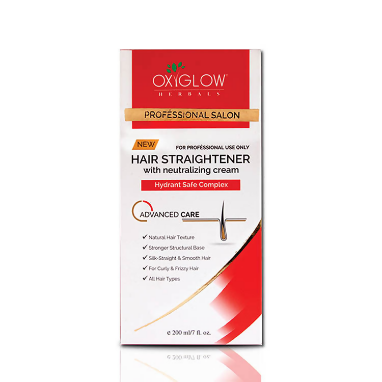 Oxyglow Herbals Professional Hair Straightener And Neutralizer Cream | Grocsy