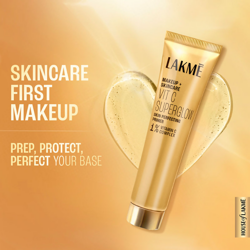Lakme Vitamin C Superglow Skin Perfecting Primer with 1 % Vit C | Grocsy