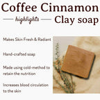 Mitti Se Coffee Cinnamon Clay Handcrafted Soap | Grocsy