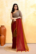 Piyari Fashion Women's Multi Embellished Handloom Cotton Saree | Grocsy