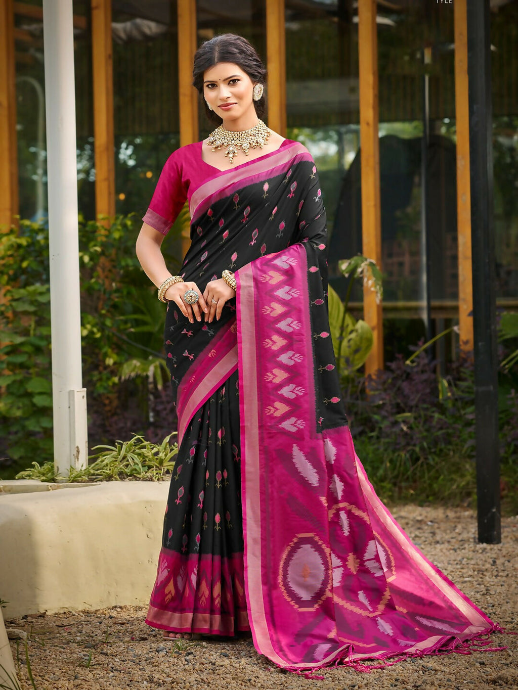 Shree Shyam Fashion Blue Soft Silk Saree | Grocsy