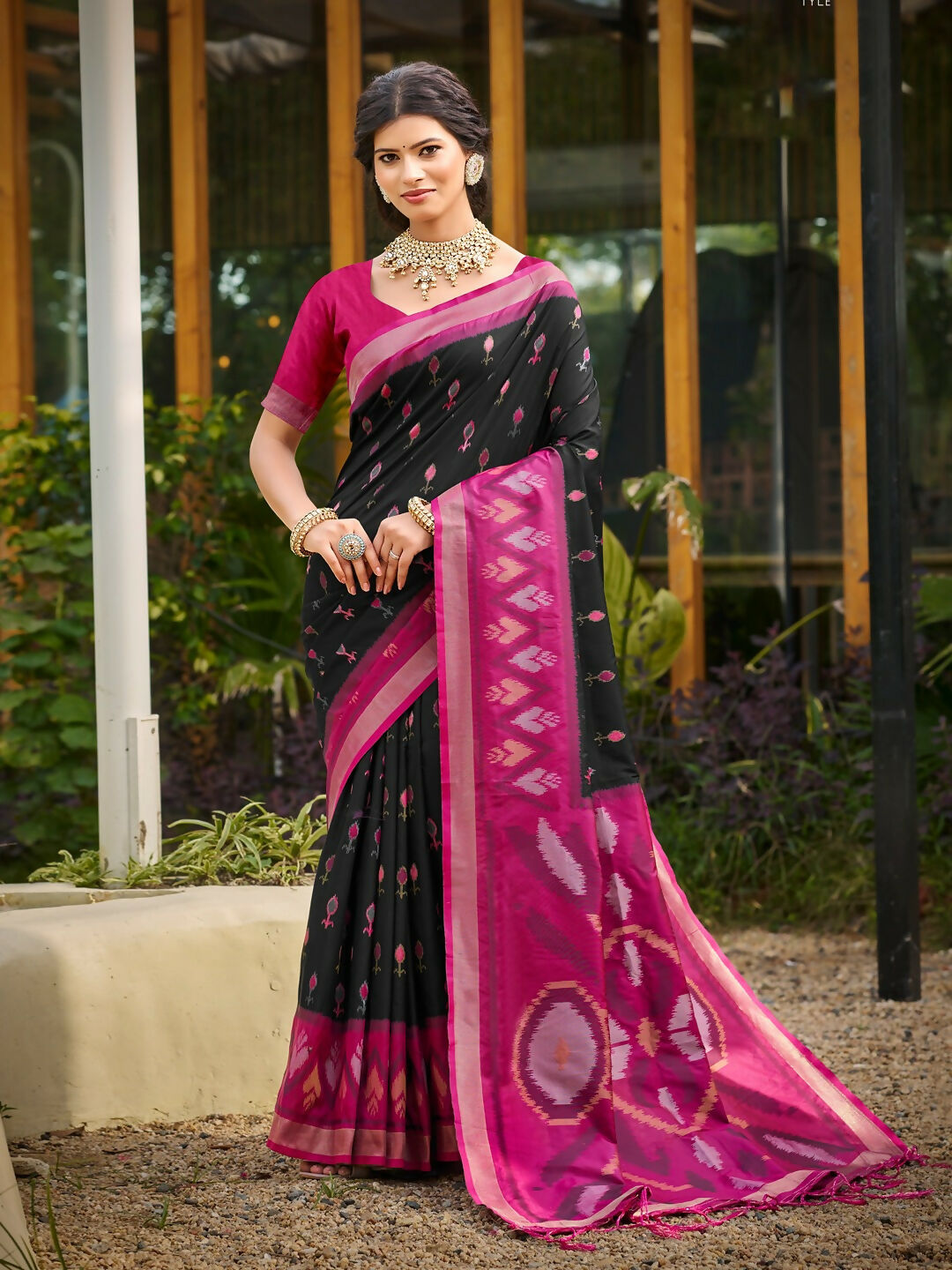 Shree Shyam Fashion Blue Soft Silk Saree | Grocsy