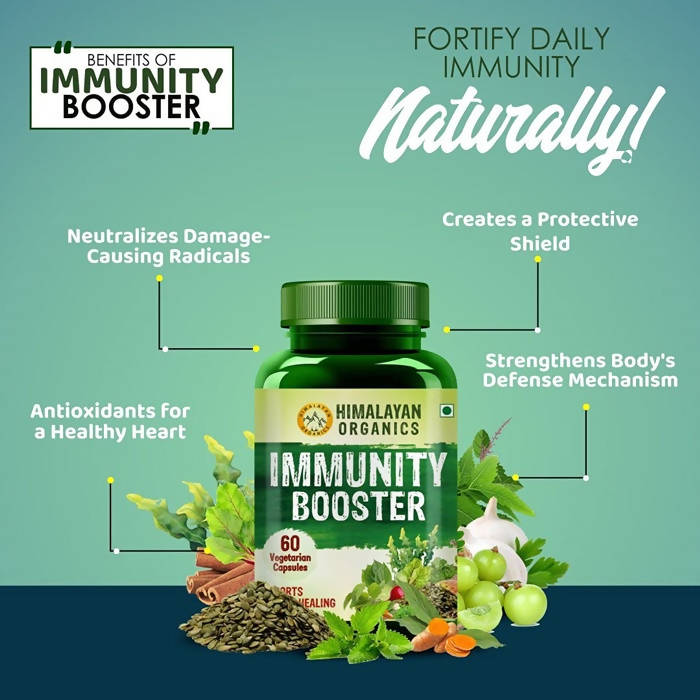 Himalayan Organics Immunity Booster Vegetarian Capsules | Grocsy