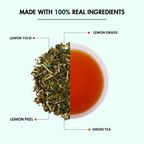 Tea Treasure Lemon Tulsi Green Tea | Grocsy