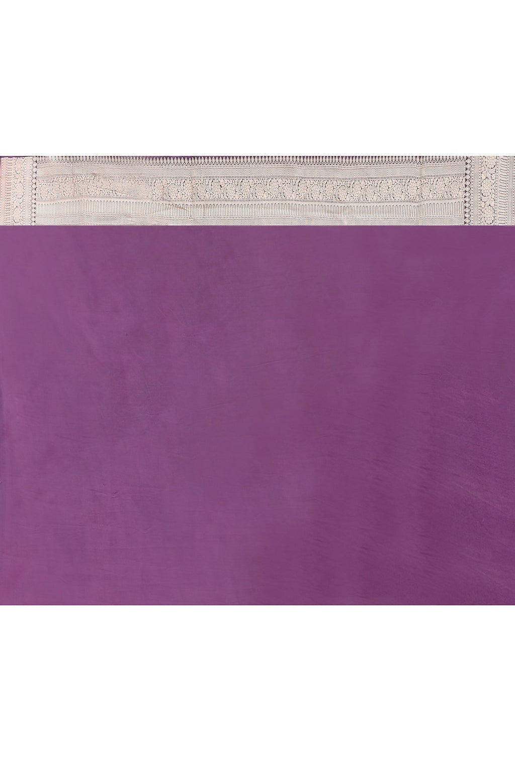 Joban Fashion Purple Pure Katan Pure Handloom Banarasi Silk Saree | Grocsy