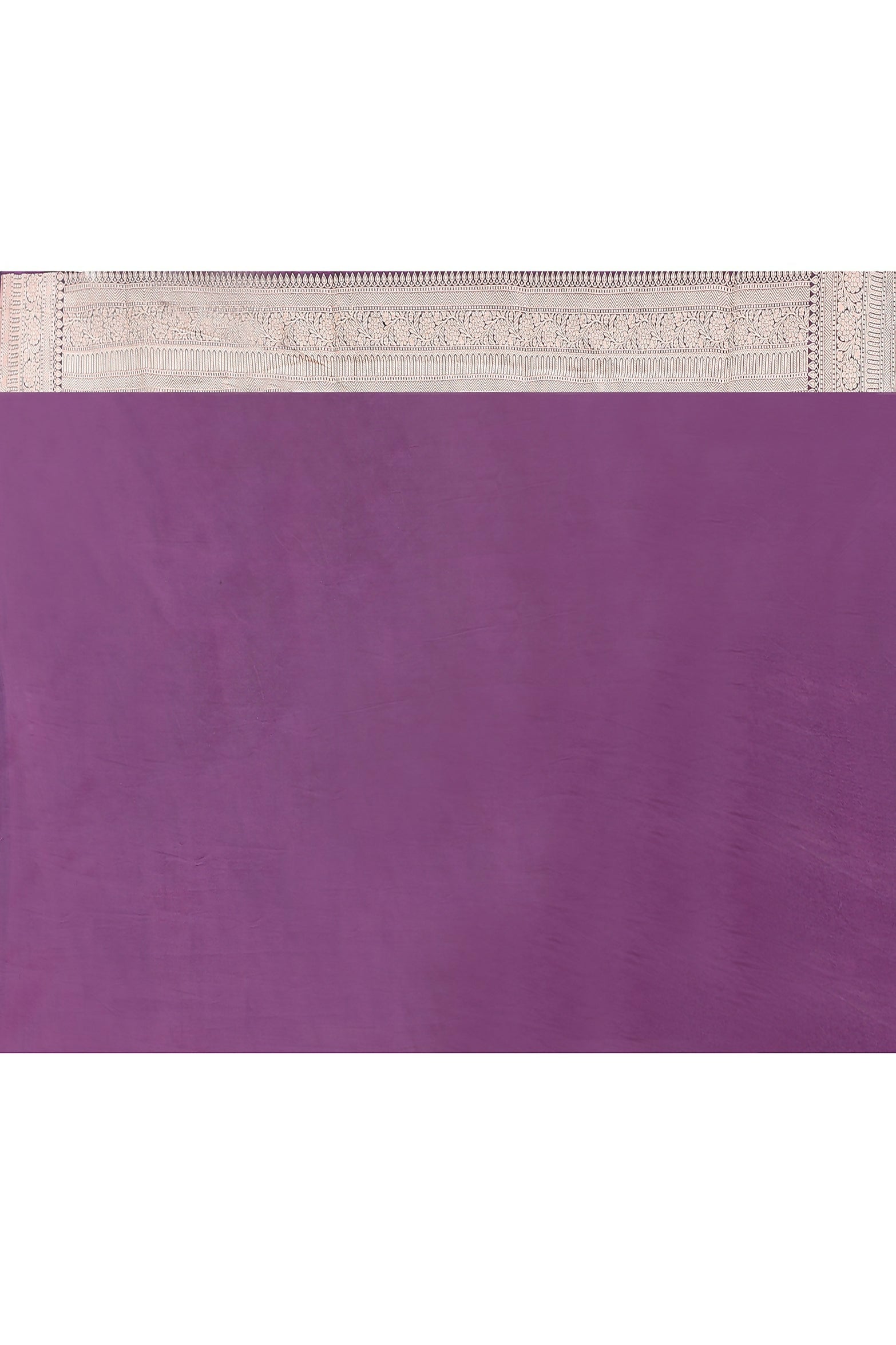 Joban Fashion Purple Pure Katan Pure Handloom Banarasi Silk Saree | Grocsy