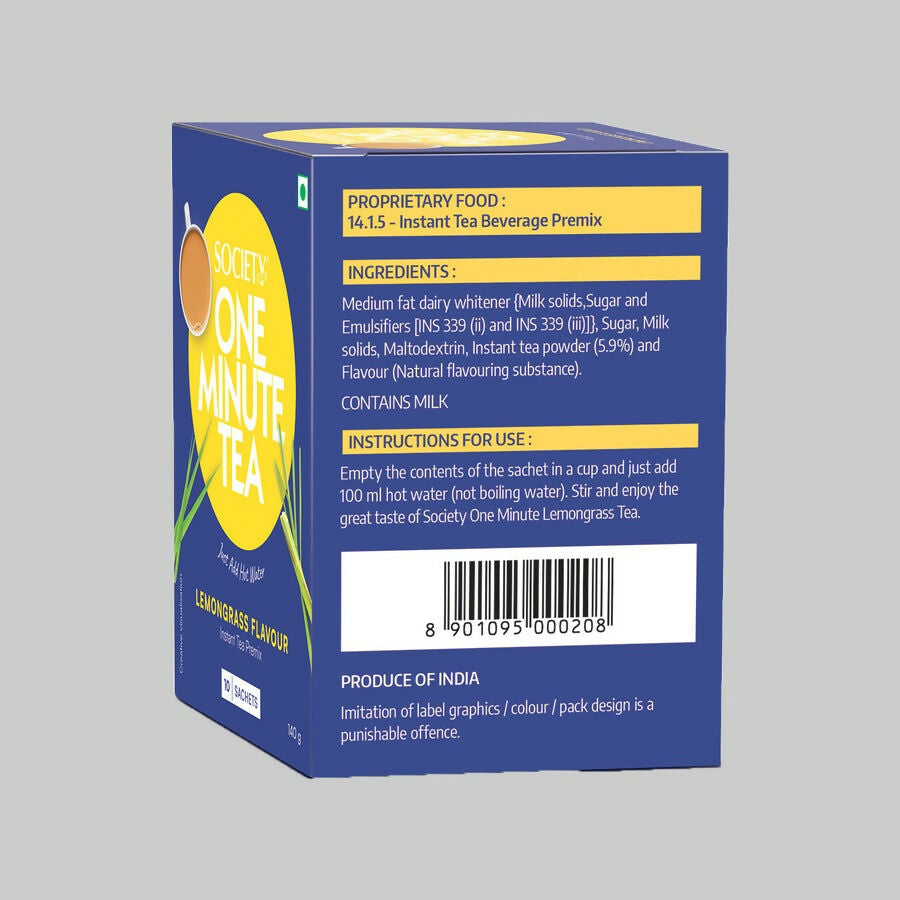 Society OMT Masala&OMT Lemongrass Flavour Tea Premix Combo | Grocsy