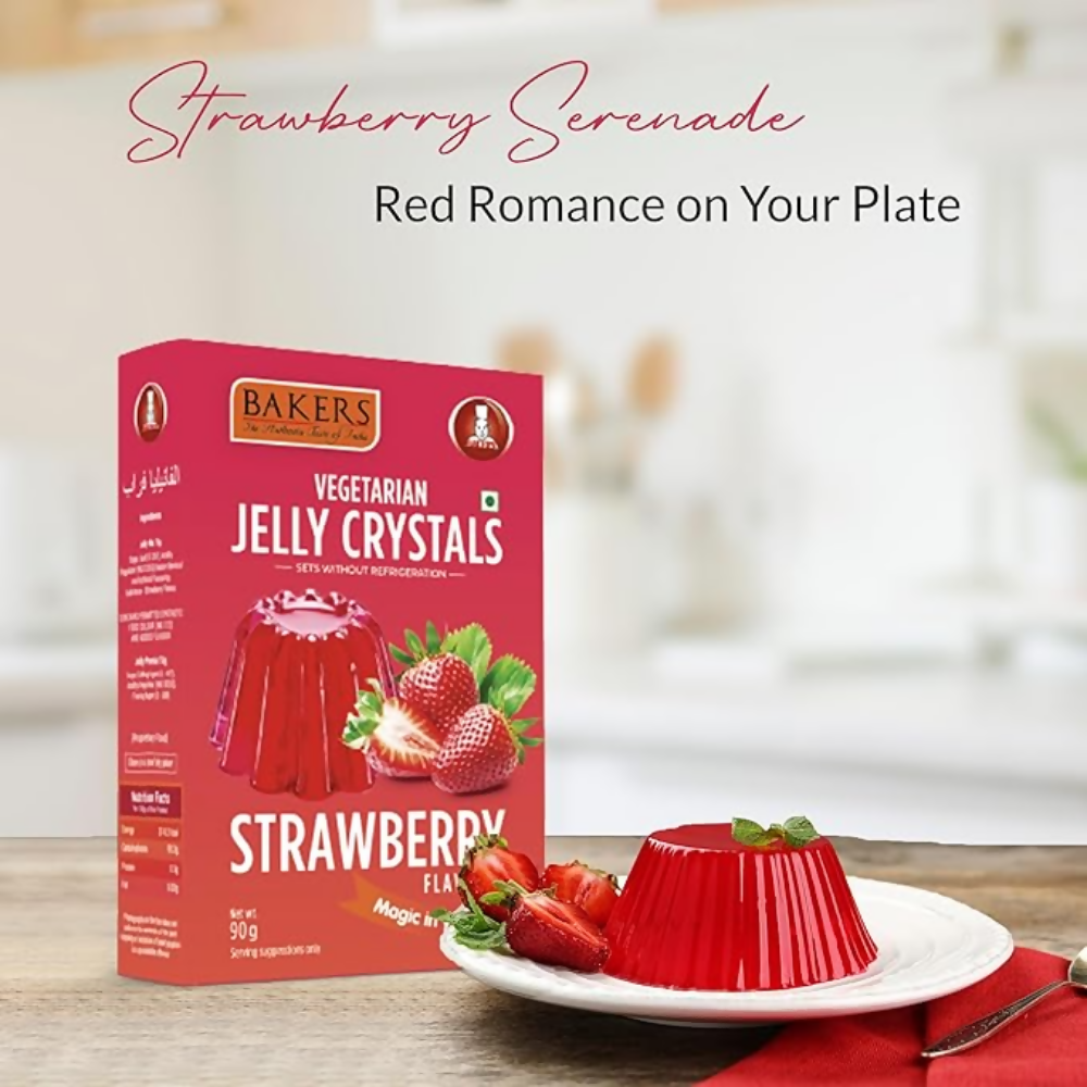 BAKERS Jelly Crystals - Strawberry | Grocsy