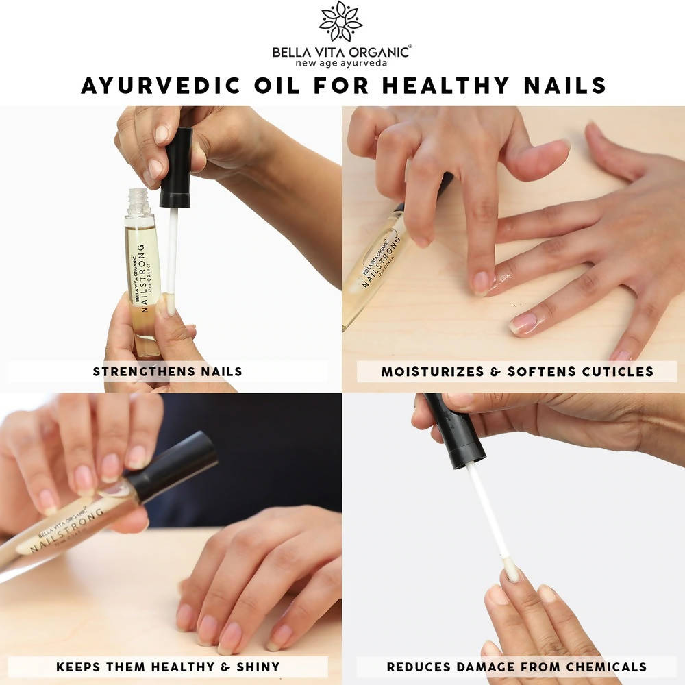Bella Vita Organic NailStrong Cuticle Oil For Nails | Grocsy