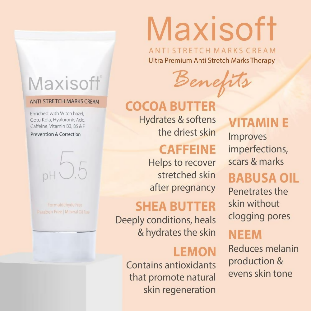 Maxisoft Anti Stretch Marks Cream | Grocsy