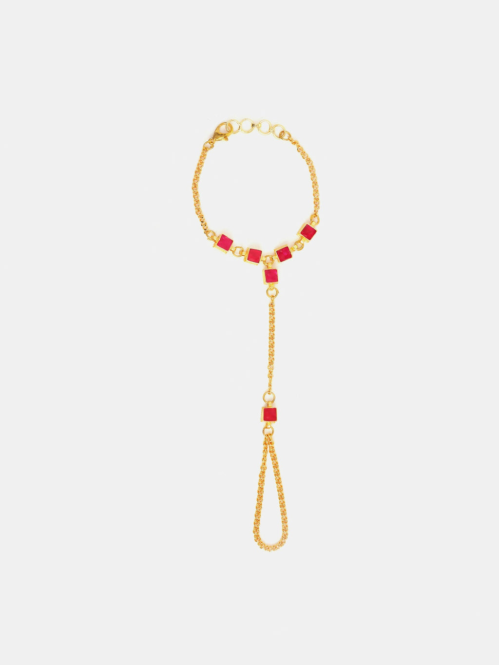 Ruby Raang Stone Embedded Handler | Grocsy