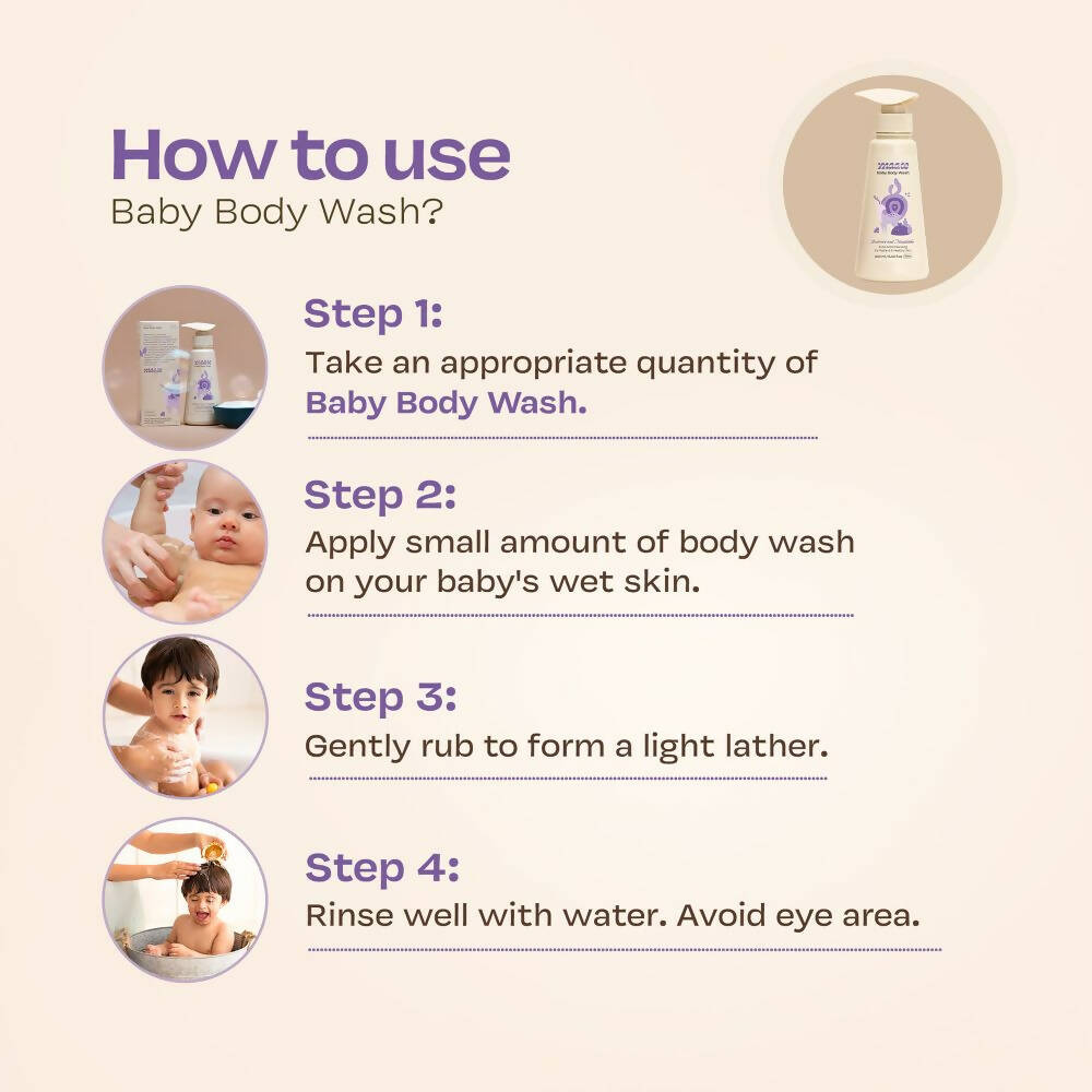 Maate Baby Body Wash | Soft & Supple Baby Skin with Extra Mild Natural Baby Wash | Grocsy