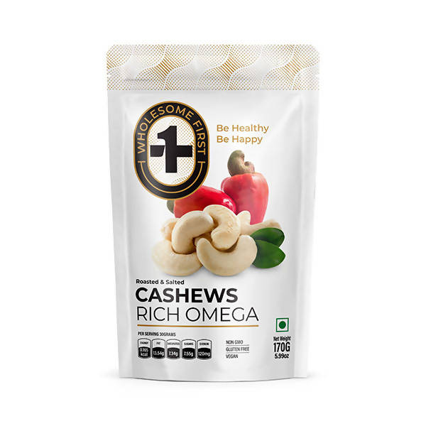 Wholesome First Roasted & Salted Cashews | Grocsy