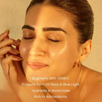 Hyphen By Kriti Sanon Golden Hour Glow Serum & Sunscreen SPF 50 Combo | Grocsy