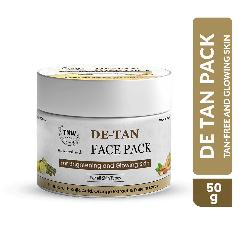The Natural Wash De-Tan Face Pack for Glowing Skin | Grocsy