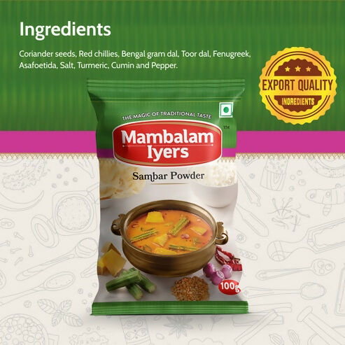 Mambalam Iyers Sambar Powder | Grocsy