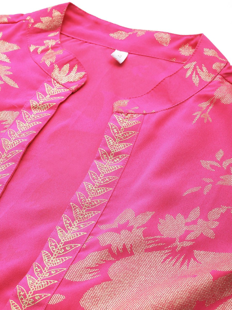 Ahalyaa Women's Traditional Wear Co-ods - Pink | Grocsy