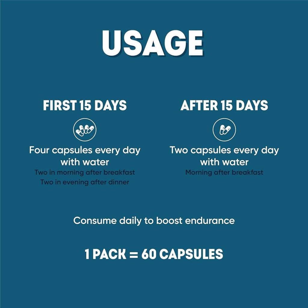 Aadar Endure 500mg Capsules | Grocsy